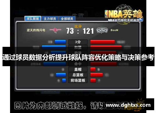 通过球员数据分析提升球队阵容优化策略与决策参考
